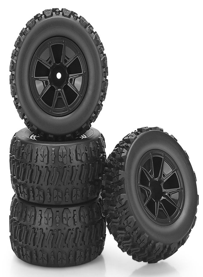 daitoku 12mm Hex Hub RC Wheels and Tires, daitoku 1/14 Off-Road RC Tires RC Car Accessories Wheels for MJX H14BM and 14210 - Image 1